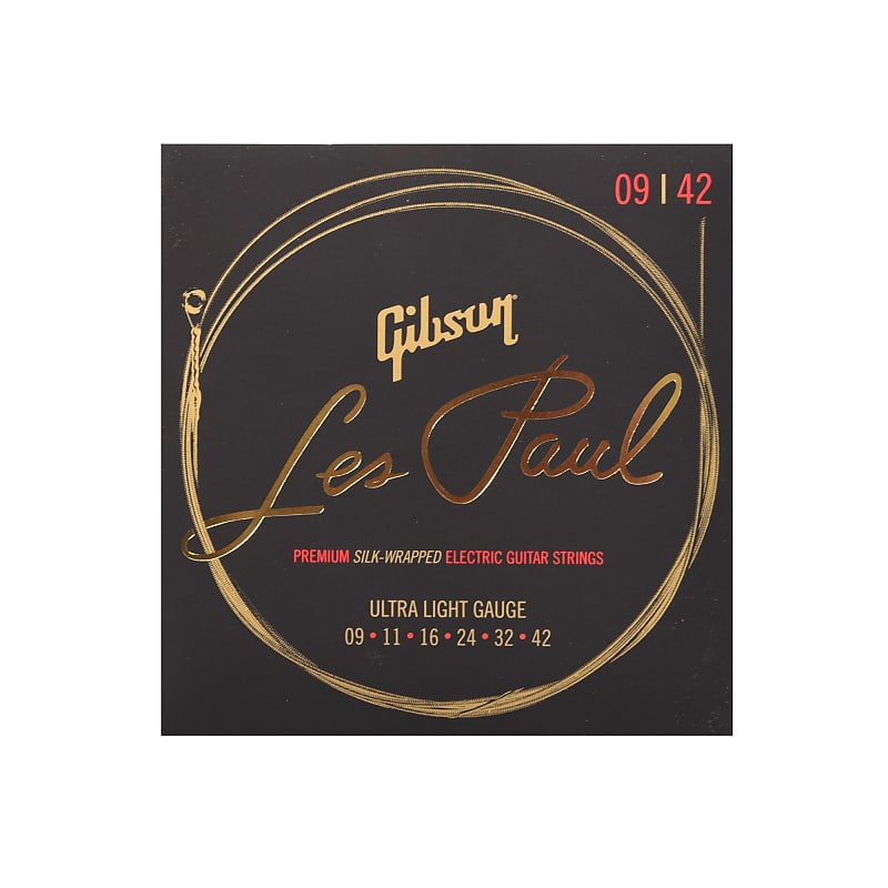 Gibson Les Paul Premium Electric Guitar Strings Ultra Light Reverb