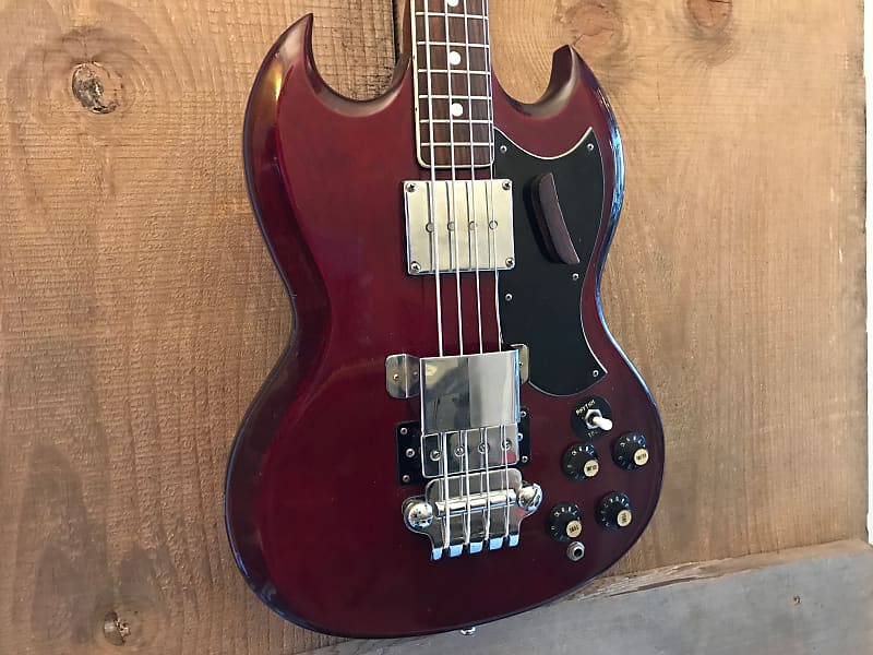 Japanese Gibson EB-3 SG Bass Guitar Copy Cherry MIJ c. 1970s