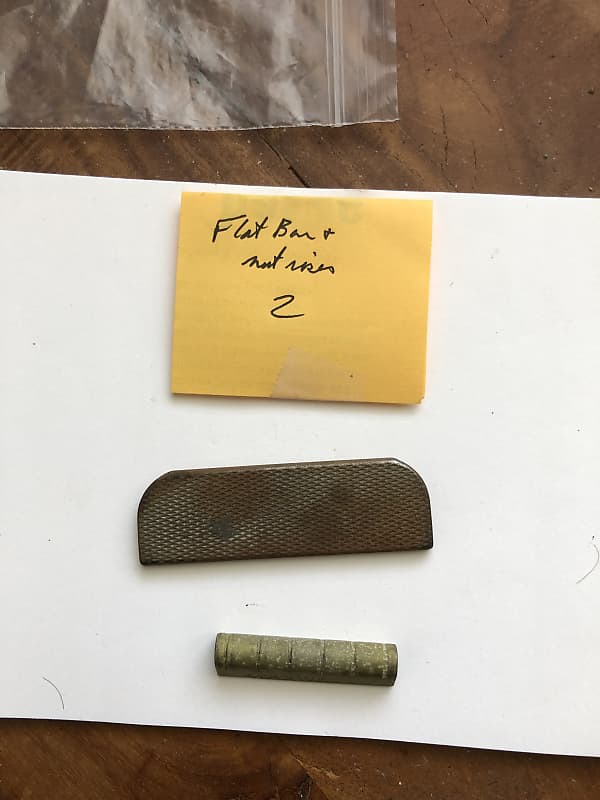 Lot 2 Hawaiian guitar flat bar + nut riser Reverb