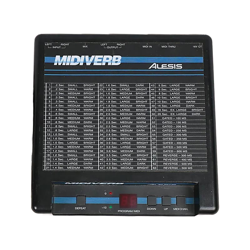 Alesis Midiverb Desktop Reverb Unit image 1