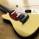 Fender Mustang '69 Reissue Vintage White/Yellow CIJ 1999
