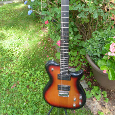 Carvin electric guitar neck thru  sunburst for sale