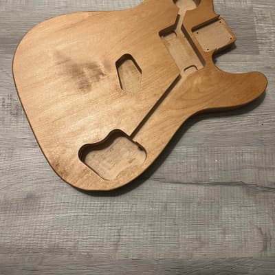 Woodtech Routing Telecaster Style Guitar Body | Reverb