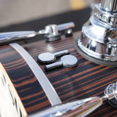 Sonor Germany  SQ2 3pc Bop Maple Shell Pack with 16'' Bass drum Ebony Veneer Semi Gloss |10”/14"/16" image 2