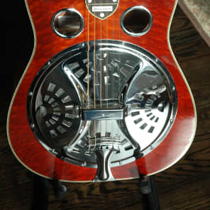 Scheerhorn #21 Wish List Resonator Guitar 2011 Artisan Red Mahogany image 6