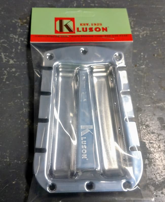 Kluson Lap steel tuner tray pan Chrome fits Fender Stringmaster KDLSTT-8-C image 1
