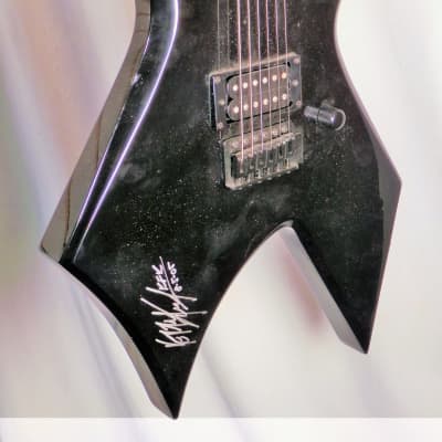 B.C. Rich Bronze Series Warlock Black Kerry King Signature electric guitar used image 1