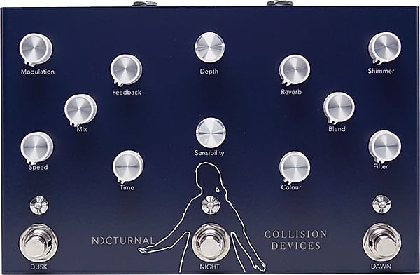 ギター Collision Devices NOCTURNAL Collision Devices Nocturnal Shimmer Reverb, Modulated Delay