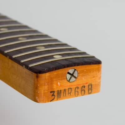 Fender Telecaster Solid Body Electric Guitar (1966), ser. #132499, original black tolex hard shell case. image 12
