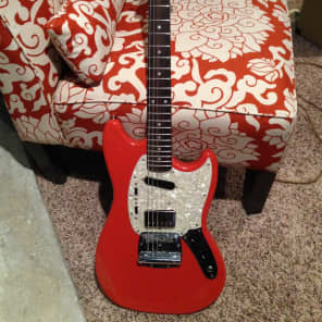 Fender Kurt Cobain Mustang in Fiesta Red Reverb