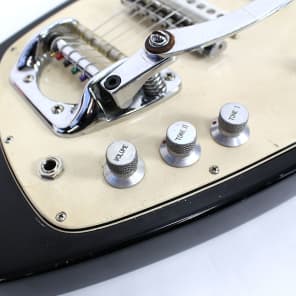 Vox Phantom VI 1960s Electric Guitar in Black image 14