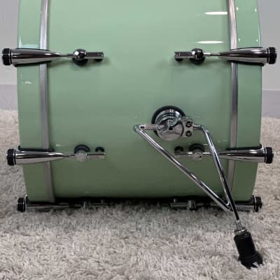 Sonor 18/12/14" SQ2 Vintage Maple Drum Set - High Gloss Pastel Green image 8