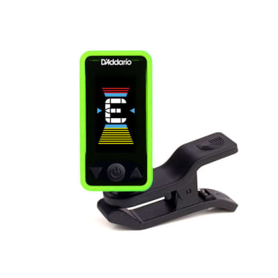 NEW D'Addario Eclipse PW‑CT‑17 Eclipse Chromatic Clip‑On Tuner - Green image 1