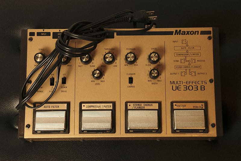 【A6748_8】　MAXON　UE-303 B Maxon UE 303 B Bass Multi-Effects Pedal | Reverb