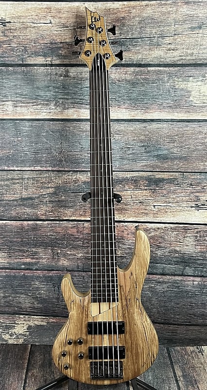 ESP/LTD Left Handed B-206SM Spalted Maple 6-string Electric | Reverb