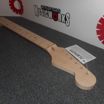 Allparts Fender Licensed Neck For Stratocaster, Solid Maple - #SMO-C image 2