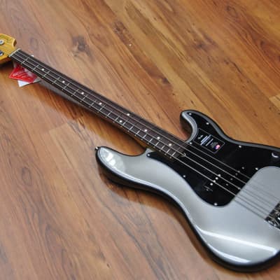 Fender American Professional Precision Bass RW Mercury image 4