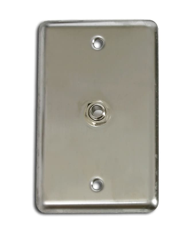 OSP Duplex Wall Plate w/ 1 1/4' Stereo Jack Connector image 1
