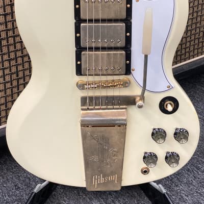 Gibson Custom Shop '63 Les Paul SG Custom Reissue with Maestro 2020 - Present - Classic White VOS for sale