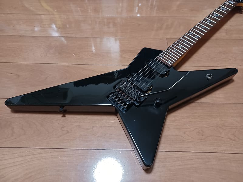 ギター edwards anchang star EDWARDS ANCHANG STAR Black Made In Japan Electric Guitar