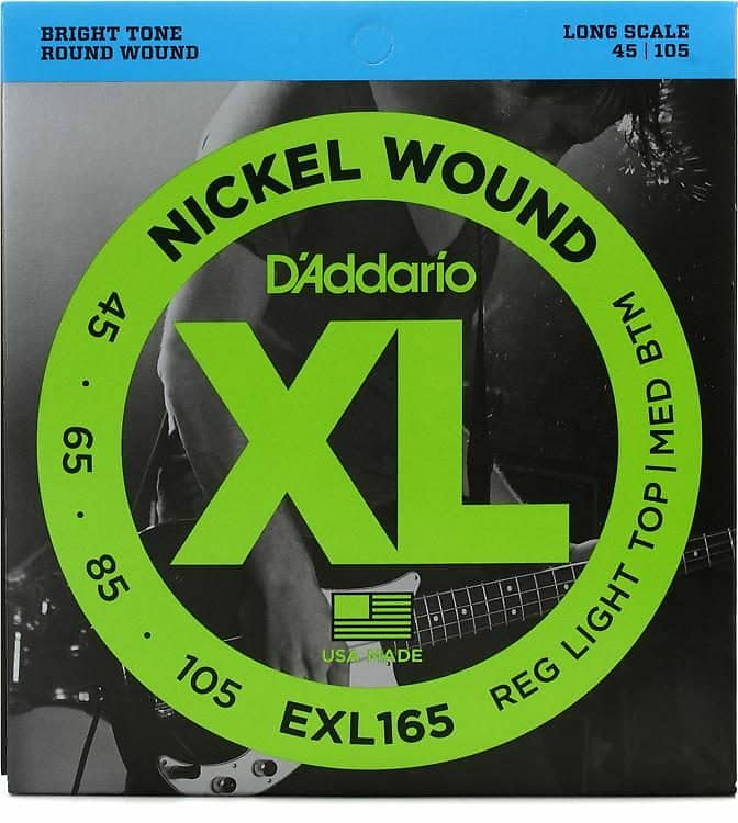 D'Addario EXL165 - Electric Guitar Strings - Nickel Wound, Custom Light/Long Scale - 45-105 image 1