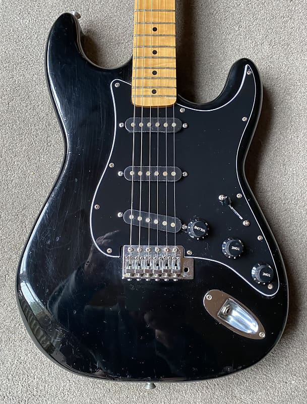 Craftsman STRATOCASTER STYLE C.1985 BLACK
