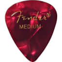 Fender 351 Shape Premium Picks for Guitars Medium 12 Count Red Moto