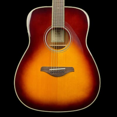 Yamaha FG-TA TransAcoustic Guitar in Brown Sunburst for sale
