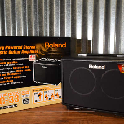 Roland AC-33 30 Watt 2x5' Chorus Acoustic Guitar Amplifier