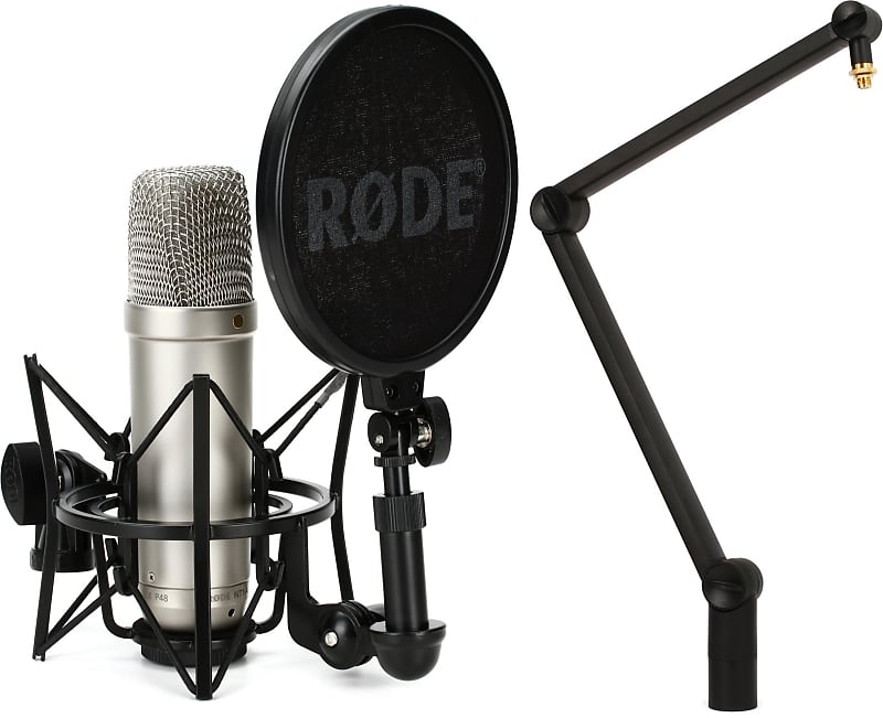 Rode NT1A LargeDiaphragm Condenser Microphone Bundle with Reverb