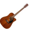 Fender CD-60SCE Dreadnought All-Mahogany A/E Guitar - Natural w/ Rosewood FB