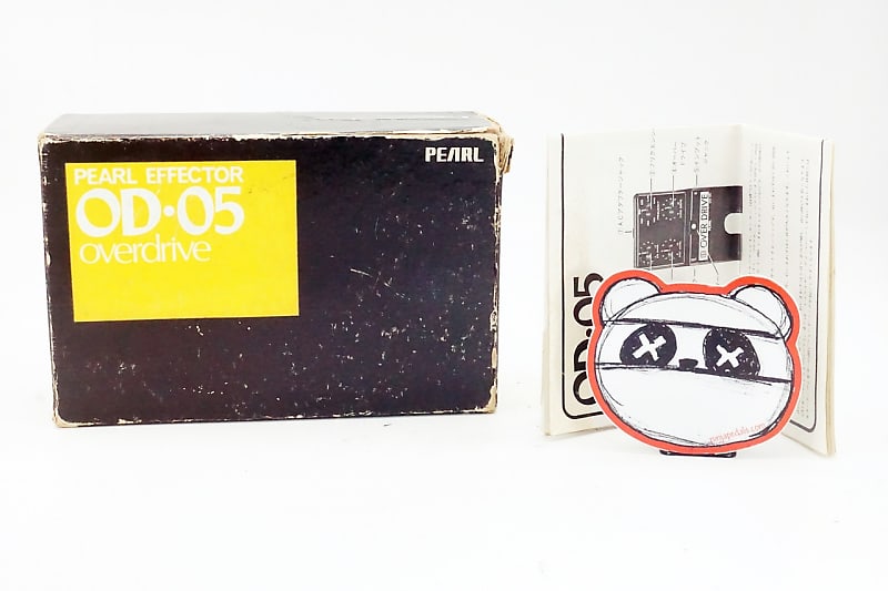 Pearl OD-05 Overdrive w/Box | Vintage 1980s (Japan) JRC4558