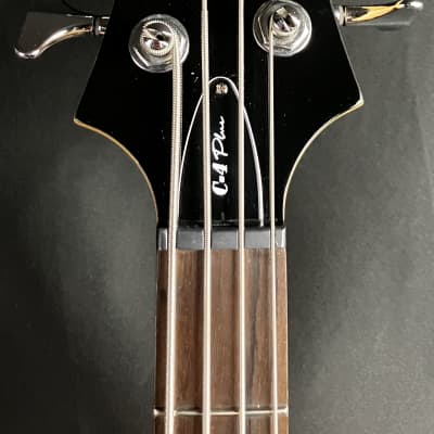 Schecter C-4 Plus 4-String Bass Guitar Quilted Ocean Blue Burst image 9