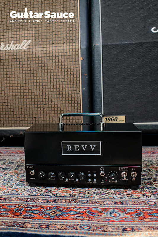 REVV G20 2-Channel 20-Watt Guitar Amp Head with Reactive Load and Virtual Cabinets (Cod.14UA) 2020 image 1