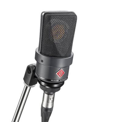Neumann TLM103-NMN Large Diaphragm Cardioid Condenser Microphone with Wood Box Case - Matte Black image 1