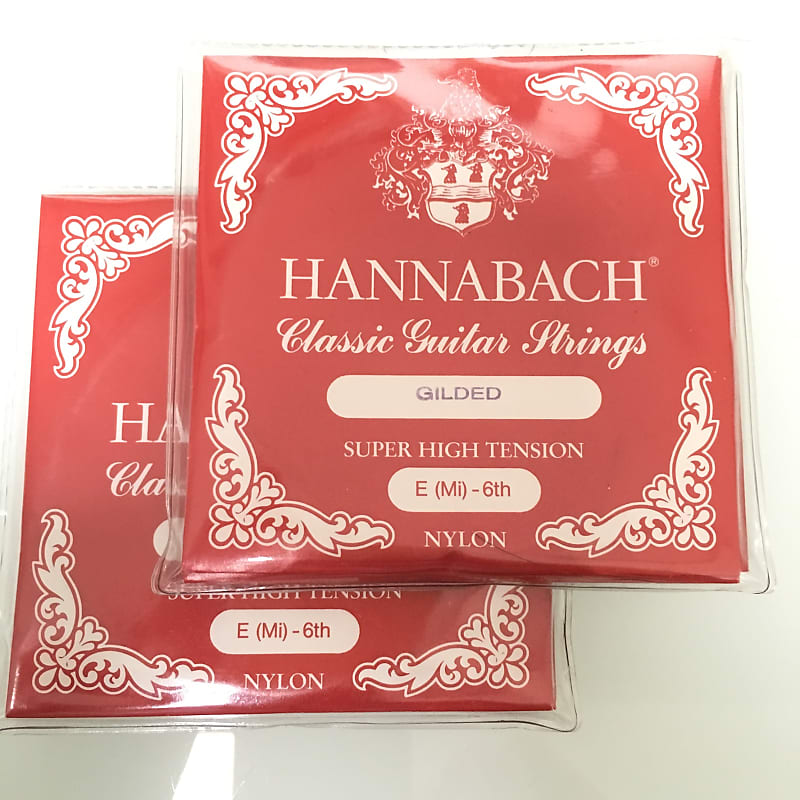 Hannabach 2 x 825 SHT Gold plated string set image 1