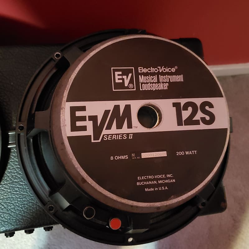 Electro-Voice EVM 12S SERIES II 200 Watt Guitar Speaker | Reverb