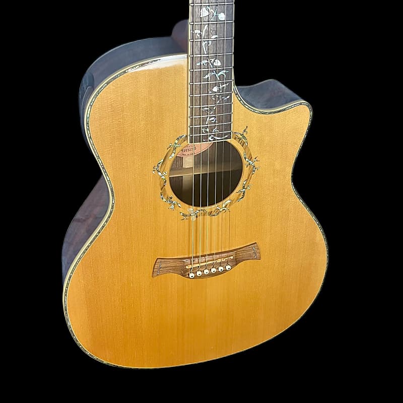 Crafter GAE45/N Electro Acoustic Guitar Natural with Tree of