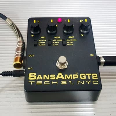 Tech 21 SansAmp GT2 Tube Amp Emulation Pedal