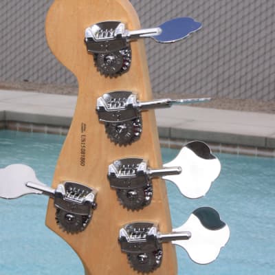 Juan Nelson's Fender American Elite Dimension Bass V HH image 2
