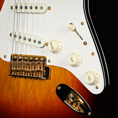 Fender Custom Shop Artisan Korina Stratocaster NOS- Chocolate 3 Tone Sunburst 2025 (CZ581236) image 11