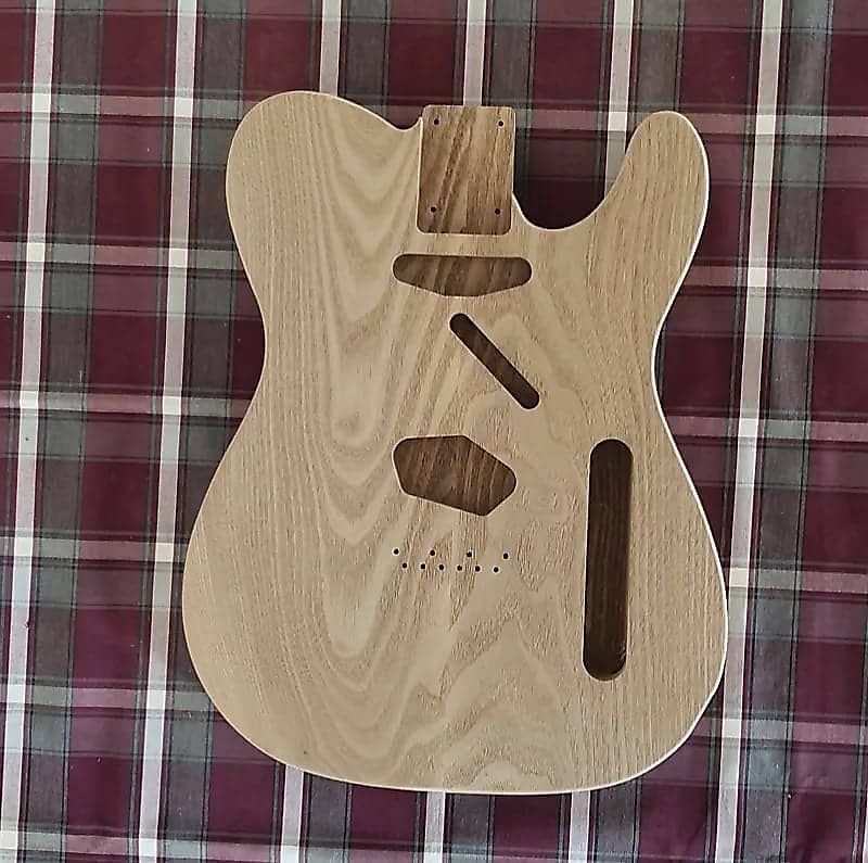 Woodtech Routing - 2 pc Catalpa - Arm & Belly Cut Telecaster Body - Unfinished image 1