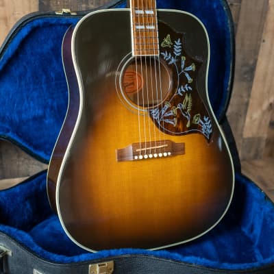 Gibson Custom Shop Hummingbird VS 2010 Vintage Sunburst Acoustic Electric Guitar w/ OHSC image 1