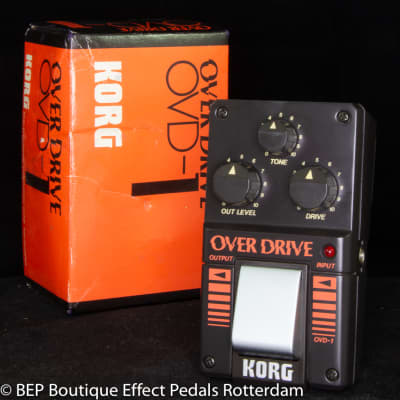 Korg OVD-1 Overdrive 1984 s/n 003464 Japan with rare JRC4558DV op amp for sale