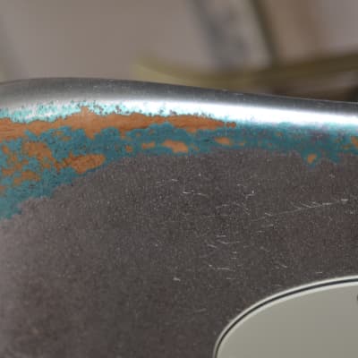 American Fender Stratocaster Silver Sparkle Heavy Relic Custom Shop Texas Specials HSS image 3