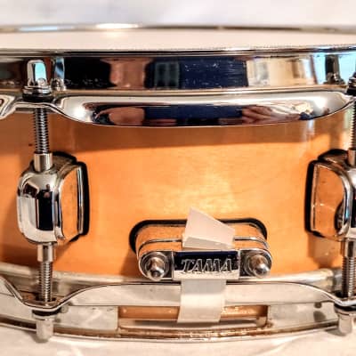 TAMA UTILITY SNARE DRUM-NATURAL LACQUER 10 LUGS FRE SHIP CUSA! image 4