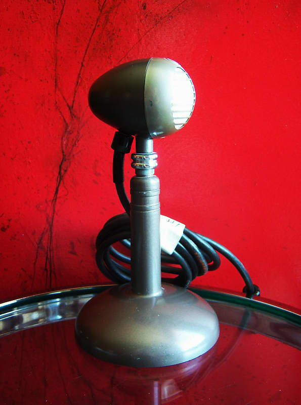Vintage 1940's RCA MI-12010 dynamic microphone High Z w original cable & RCA stand WORKING image 1