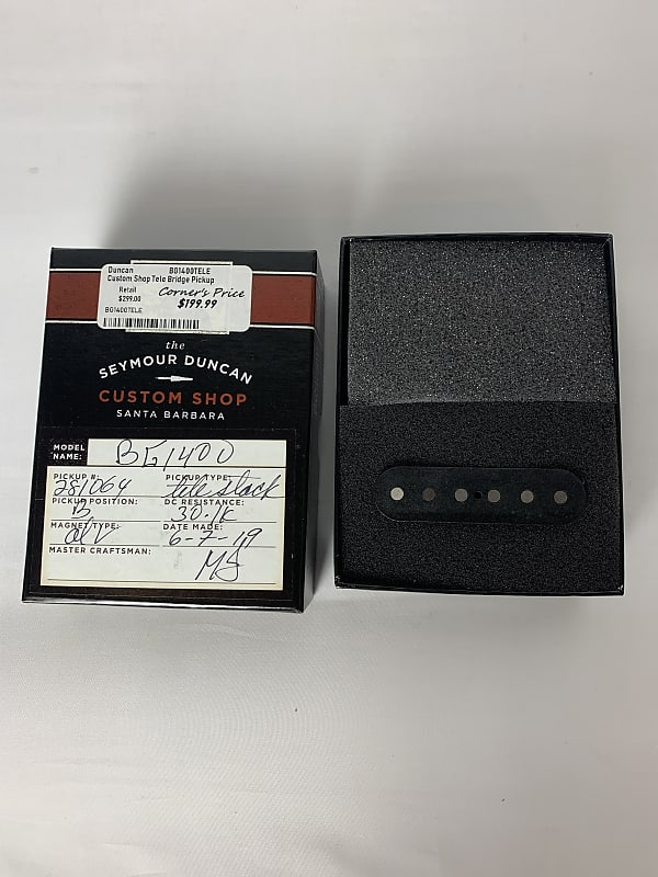 Seymour Duncan Custom Shop Telecaster Bridge Pickup Black image 1