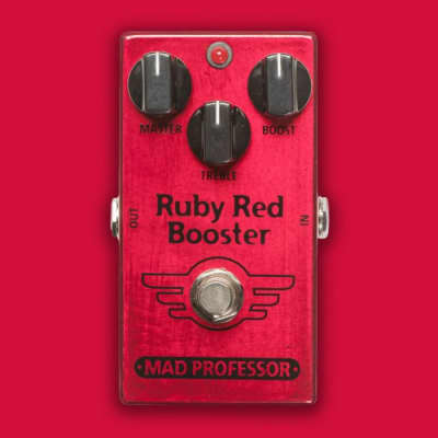 Mad Professor Ruby Red Booster guitar effect pedal image 1
