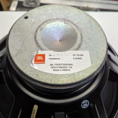 Matched Pair! JBL M115-8A 225 Watt 15" Bass/DJ/PA Speakers/Woofers - Look & Sound Excellent! image 7